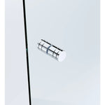 Brass Shower Door Round Knob Handle in Chrome - Home & Garden > Bathroom Accessories > Shower Accessories