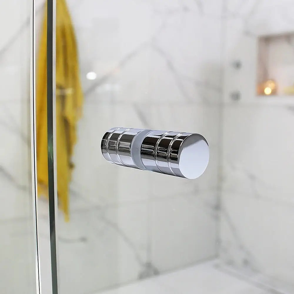 Brass Shower Door Round Knob Handle in Gold - Home & Garden > Bathroom Accessories > Shower Accessories