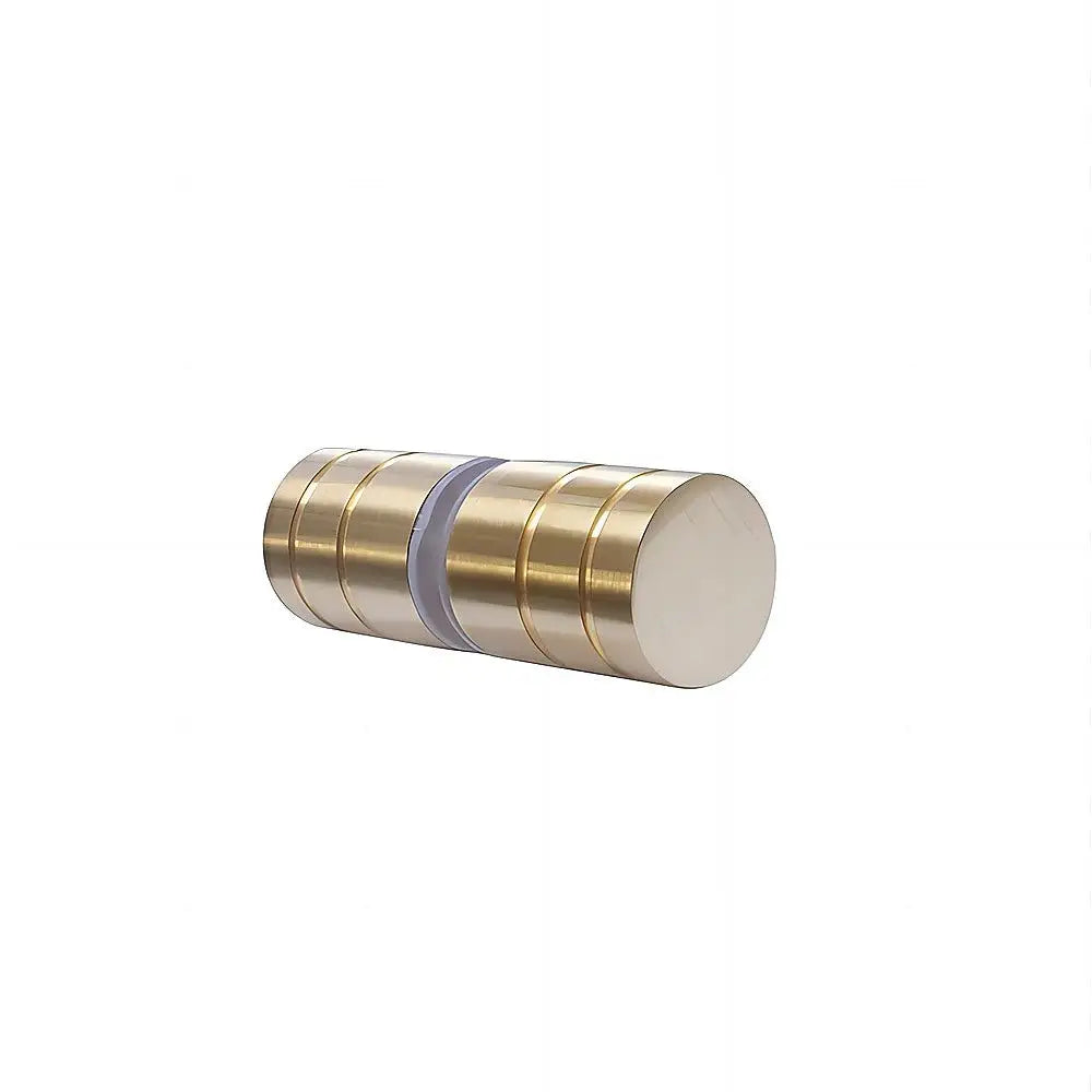 Brass Shower Door Round Knob Handle in Gold - Home & Garden > Bathroom Accessories > Shower Accessories