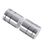 Brass Shower Door Round Knob Handle in Nickel - Home & Garden > Bathroom Accessories > Shower Accessories