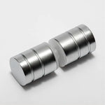 Brass Shower Door Round Knob Handle in Nickel - Home & Garden > Bathroom Accessories > Shower Accessories