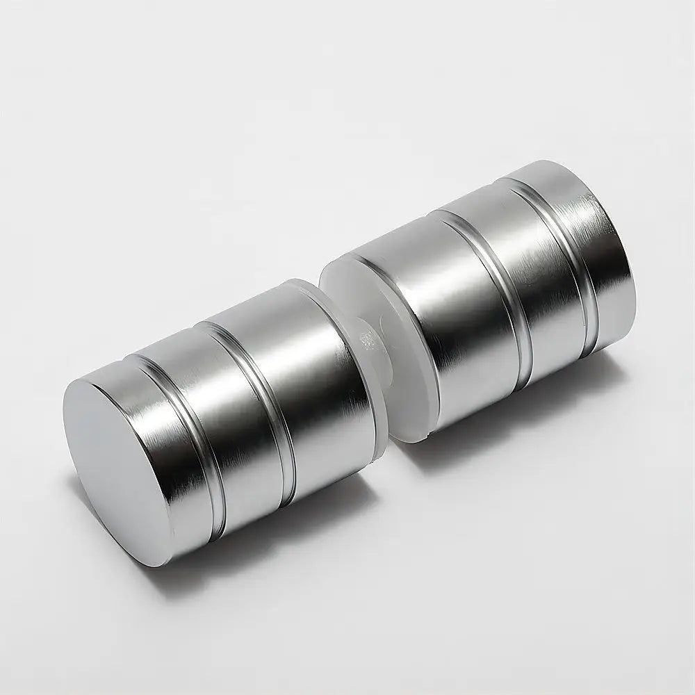 Brass Shower Door Round Knob Handle in Nickel - Home & Garden > Bathroom Accessories > Shower Accessories