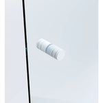 Brass Shower Door Round Knob Handle in White - Home & Garden > Bathroom Accessories > Shower Accessories