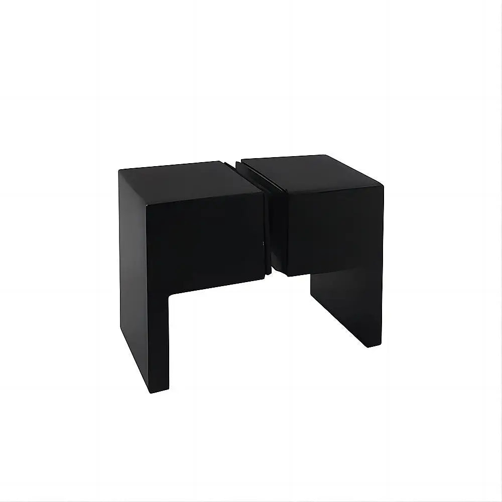 Brass Shower Door Square double pull Handle in Black - Home & Garden > Bathroom Accessories > Shower Accessories