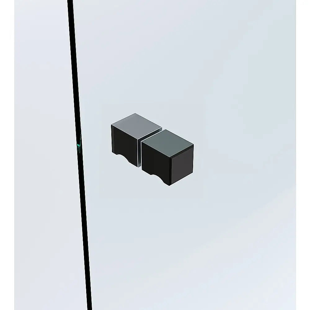 Brass Shower Door Square knob Handle in Black - Home & Garden > Bathroom Accessories > Shower Accessories