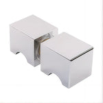 Brass Shower Door Square knob Handle in Chrome - Home & Garden > Bathroom Accessories > Shower Accessories