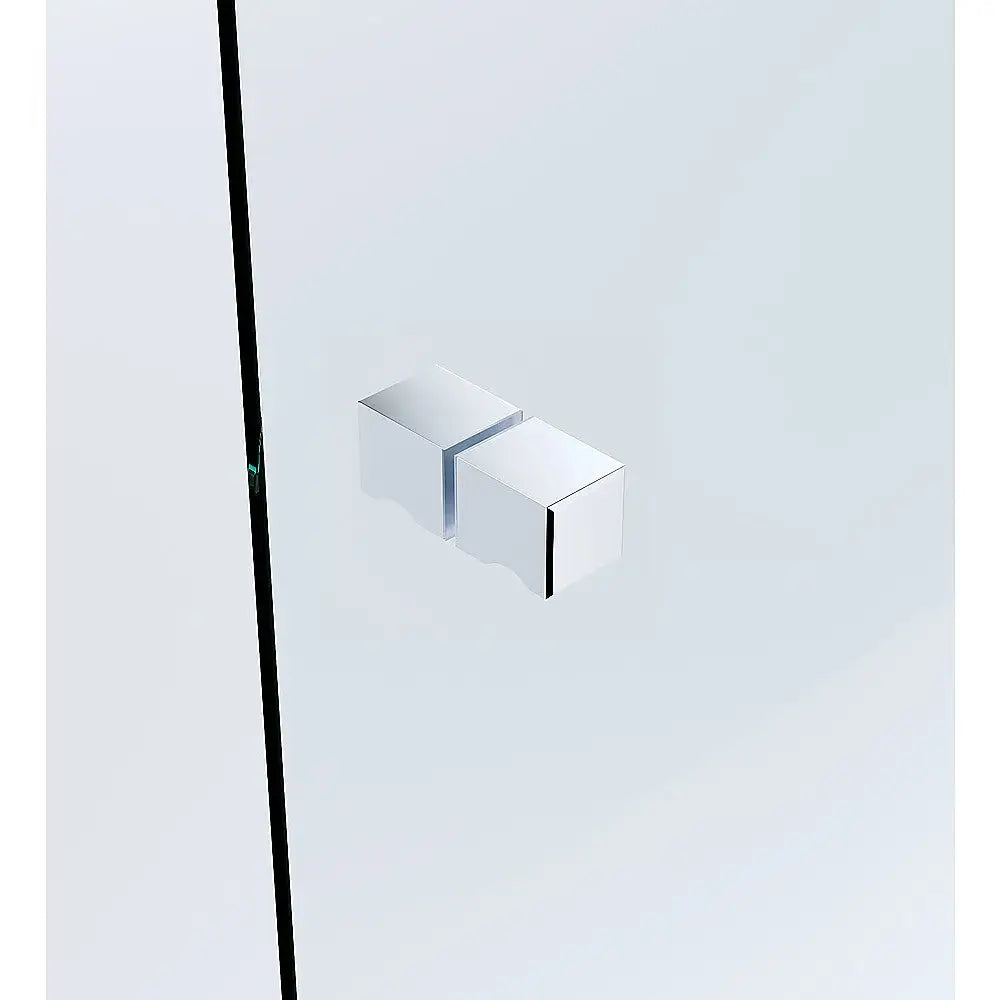 Brass Shower Door Square knob Handle in Chrome - Home & Garden > Bathroom Accessories > Shower Accessories