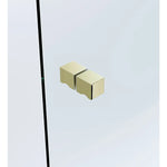 Brass Shower Door Square knob Handle in Gold - Home & Garden > Bathroom Accessories > Shower Accessories