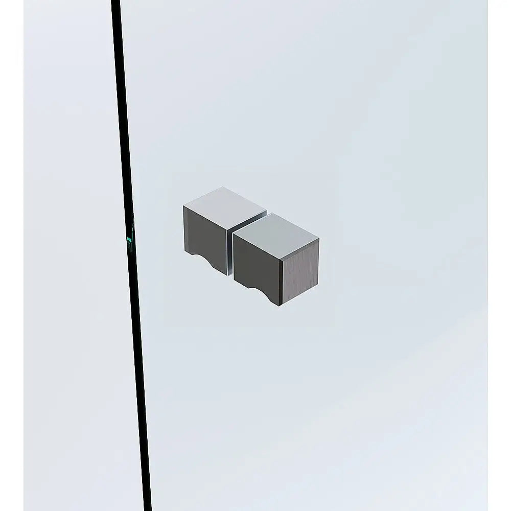 Brass Shower Door Square knob Handle in Gunmetal - Home & Garden > Bathroom Accessories > Shower Accessories