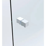 Brass Shower Door Square knob Handle in White - Home & Garden > Bathroom Accessories > Shower Accessories
