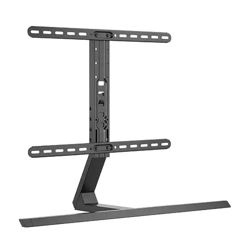BRATECK Contemporary Aluminum Pedestal Tabletop TV Stand Fit 37’-75’ TV Up to 40kg VESA