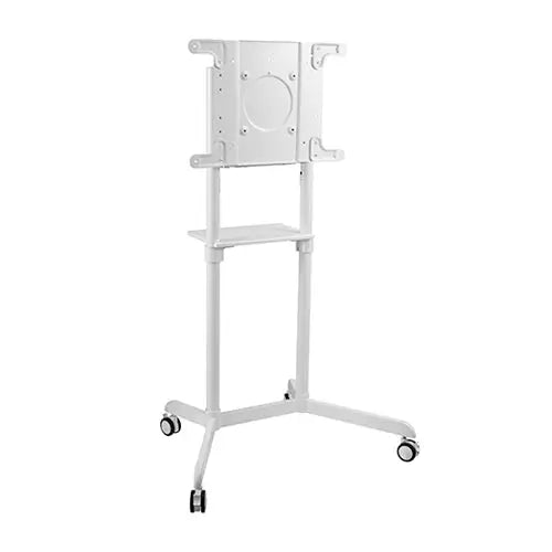 BRATECK Rotating Mobile Stand for Interactive Display Fit 37’-70’ Up to 70Kg - White VESA
