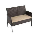 Breeze 4-Seat Wicker Outdoor Lounge Set - Furniture > Outdoor