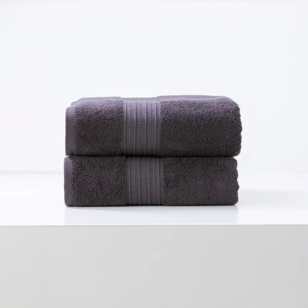 Brentwood 650 GSM Low Twist 2 Pack Carbon Bath Sheet by Renee Taylor - Home & Garden > Bathroom Accessories > Bath Mats
