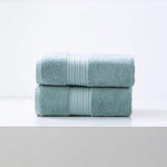 Brentwood 650 GSM Low Twist 2 Pack Gray Mist Bath Sheet by Renee Taylor - Home & Garden > Bathroom Accessories > Bath
