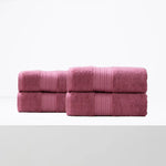 Brentwood 650 GSM Low Twist 4 Pack Rosebud Bath Sheet by Renee Taylor - Home & Garden > Bathroom Accessories > Bath