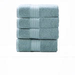 Brentwood 650 GSM Low Twist 4 Piece Bath Gray Mist Towel by Renee Taylor - Home & Garden > Bathroom Accessories > Bath