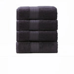 Brentwood 650 GSM Low Twist 4 Piece Carbon Bath Towel by Renee Taylor - Home & Garden > Bathroom Accessories > Bath