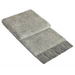 Brighton Throw - 100% NZ Wool - Grey - Home & Garden > Decor