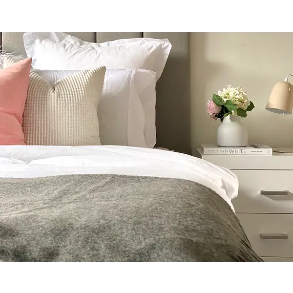 Brighton Throw - 100% NZ Wool - Grey - Home & Garden > Decor