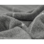 Brighton Throw - 100% NZ Wool - Grey Striped - Home & Garden > Decor
