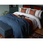 Brighton Throw - 100% NZ Wool - Navy - Home & Garden > Decor