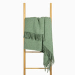 Brighton Throw - 100% NZ Wool - Sage - Home & Garden > Decor