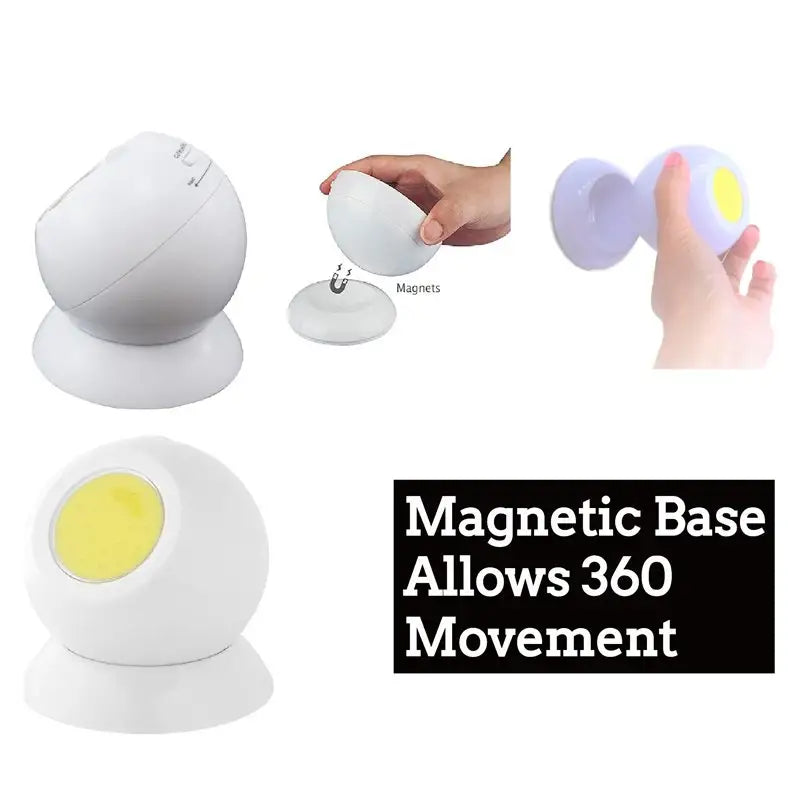 Brillar Wireless Swivel Ball LED Light - Home & Garden > Lighting > Night Lights & Ambient Lighting