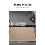 Brown Quick Dry Bathroom Rug - Non-Slip PVC Foam Super Absorbent 40x60cm - Home & Garden > Bathroom Accessories > Bath