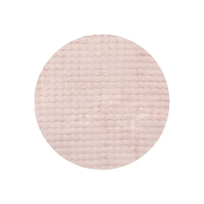 Bubble Blush Round Washable Rug by Rug Culture-100X100CM - ROUND - Home & Garden > Rugs > Round Rugs