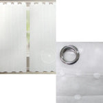 Bubble White Pair of Sheer Eyelet Curtains 140 x 223cm - Home & Garden > Curtains > Curtains & Drapes
