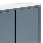 Buffet MDF Glossy Surface Ceramic Top Dark Blue Storage Cabinet - Furniture > Dining > Buffets & Sideboards