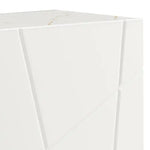 Buffet Sideboard Colour Ceramic Top MDF in Glossy White Gold Colour - Furniture > Dining > Buffets & Sideboards