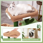 Cactus Cat Tree with Condo and Hammock - Pet Care > Cat Supplies > Cat Furniture