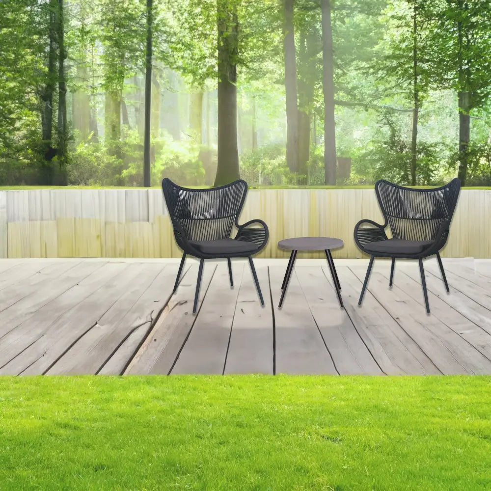Cairns 3pc Outdoor Sofa Set Lounge 2 Chair - Furniture > Outdoor