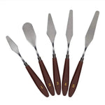 Cake Cream Spatula 5 Pcs/Set Stainless Steel Frosting Spatula Baking Pastry Tools - Home & Garden > Kitchenware
