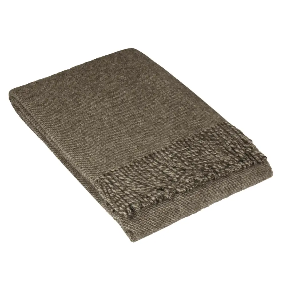 Cambridge Throw - 100% NZ Wool - Natural - Home & Garden > Decor