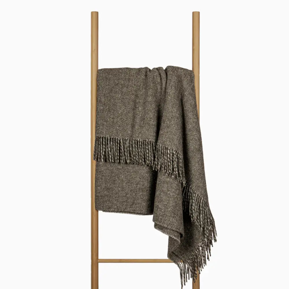 Cambridge Throw - 100% NZ Wool - Natural - Home & Garden > Decor