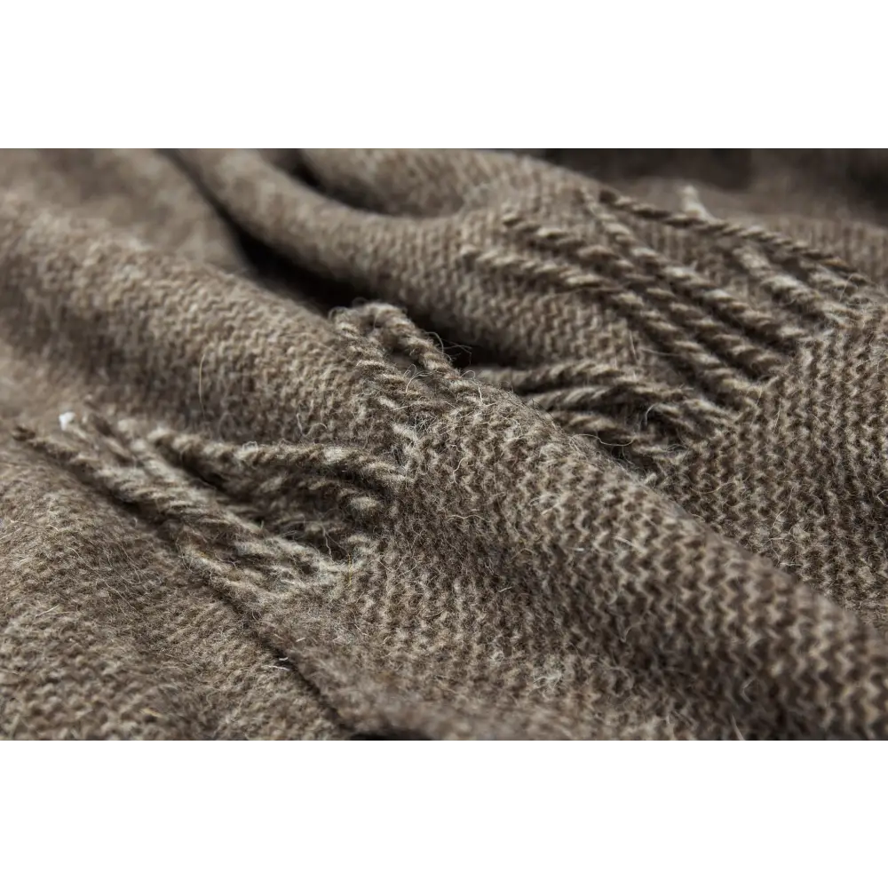 Cambridge Throw - 100% NZ Wool - Natural - Home & Garden > Decor