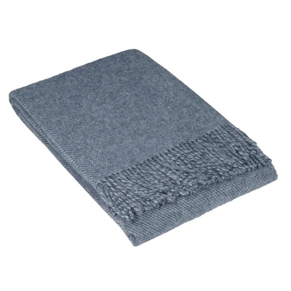 Cambridge Throw - 100% NZ Wool - Navy - Home & Garden > Decor