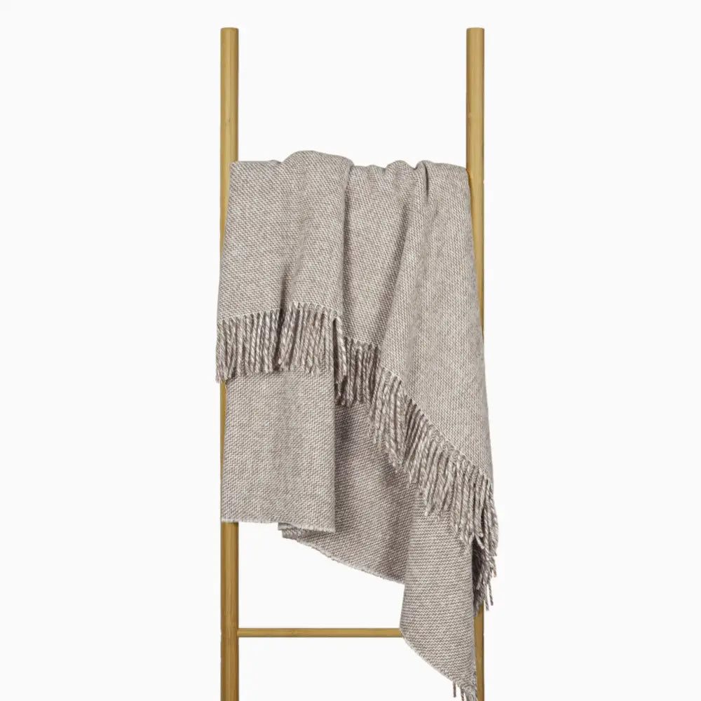 Cambridge Throw - 100% NZ Wool - Silver - Home & Garden > Decor