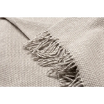 Cambridge Throw - 100% NZ Wool - Silver - Home & Garden > Decor