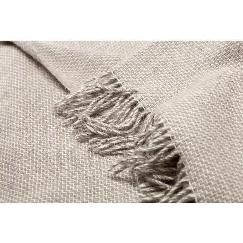 Cambridge Throw - 100% NZ Wool - Silver - Home & Garden > Decor