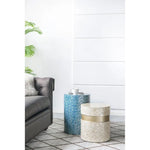 CANCUN SHELL STOOL/TABLE - Furniture > Living Room > Side Tables