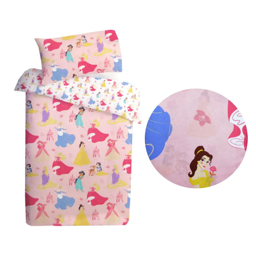 Caprice Disney Princess Reversible Licensed Quilt Cover Set Single - Home & Garden > Bedding