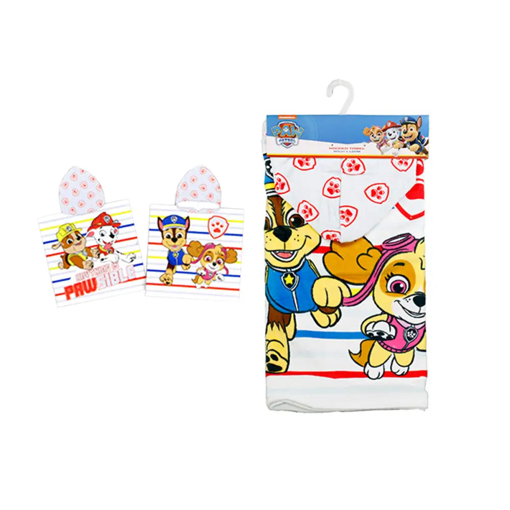 Caprice Paw Patrol Cotton Hooded Licensed Towel 60 x 120 cm - Home & Garden > Bathroom Accessories