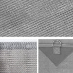 Caravan Privacy Screen Roll Out Awning 1.95 x 2.2M Sun Shade End Wall Side Grey - Home & Garden > Shading