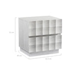 Carla Bedside Table - Furniture > Bedroom > Bedside Tables