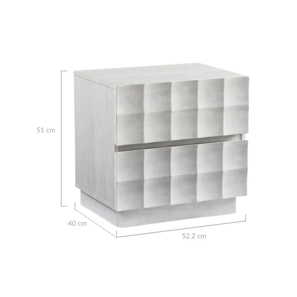 Carla Bedside Table - Furniture > Bedroom > Bedside Tables