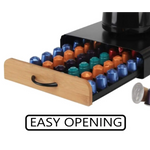 CARLA HOME Coffee Pods Holder Storage Drawer Compatible with 60 Nespresso Pods for Kitchen Storage & Organisation